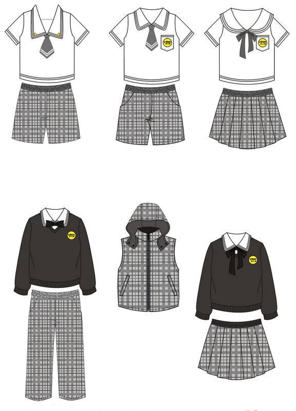 校服新風(fēng)尚 班服與校服設(shè)計圖征集作品集錦